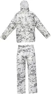 [yuksok] Rain Suit Rain Coat with Pants for Men Women Rain Jacket Rain Gear for Running