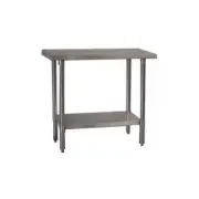 ALPHALINE ALP-IB-7090 STAINLESS STEEL PORTABLE WORK BENCH TABLE WITH WHEELS