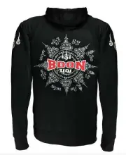 Boon Sport "ROUND SAK YANT" Full Zip Hoodie - 100% cotton - handmade in Thailand