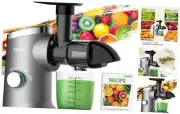 Slow Masticating Juicer, Cold Press Jucier Machines, with household Grey