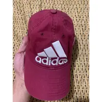 在飛比找蝦皮購物優惠-二手 古著 超大 logo  愛迪達 Adidas 酒紅 全