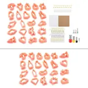 Plastic Clay Cutter 140pcs/set Clay Earring Cutters Kits for Clay Jewelry Making