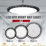 UFO LED High Bay Light 200W 500W Warehouse Commercial Industrial Factory AU PLUG