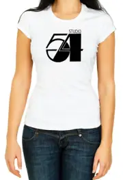 Studio 54 Broadway NYC Theatre Nightclub Women's 3/4 Short Sleeve K067