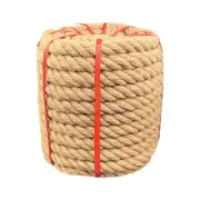 Hemp Rope - 1-1/2 in X 100 Ft Jute Rope Thick Rope Tug of War Rope Twine Rope...