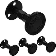 Generic Stabilize Your Bed Frame 4pcs Headboard Brackets Stop Mattress Sliding Noise Easy Install for Bed Size Black