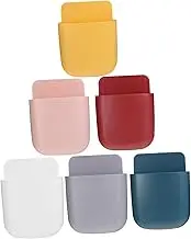 SOLUSTRE Elegant Wall-Mounted Storage Racks Tv Controller Containers Simple Storage Holders Wall Remote Holder
