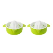 2 Pcs Manual Juicer Hand Lemon Squeezer Juicers Citrus
