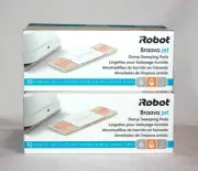 iRobot OEM Braava jet Damp Sweeping Pads ~ 10x Each Box 20 Total ~ SEALED