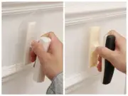 Polygon Shape Plastic Batching Putty Knife Scraper Screwdriver Trowel Tool Home