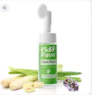 Fido Fave LemonGrass Sage Clean Paws NO-Rinse Foaming Cleanser PH- Balanced, ...