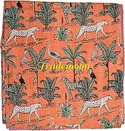 Trademoon Indian Handmade Animal Print Cotton Kantha Quilt, Bedspread, Blanket Size (Double 90" x 108")