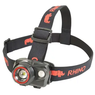 【Rhino 犀牛】犀牛強力雙光源變焦LED頭燈 黑色 HL-700 250流明 登山頭燈 露營燈 LED燈泡 照明頭燈