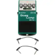 Boss BC-1X Bass Compressor Pedal with EBS Patch Cables