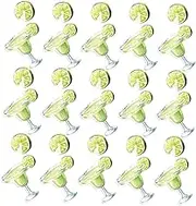 200pcs Margarita Confetti Carnival Decorations for Bachelorette Party Tropical Table Centerpieces Paper Shreds