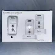Wuloo Wireless Intercom Doorbell Chime for Home, Black***FAST FREE SHIPPING***