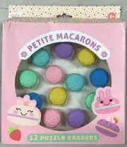Ooly Petite Macarons Puzzle Erasers (12) - NEW