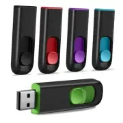 5 Pack 32GB USB Flash Drive, USB 2.0 Memory Stick Thumb Drive Pen Drives Jump