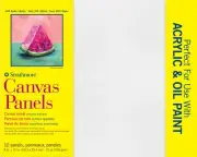 Strathmore Canvas Panels 10/Pkg-8"X10"