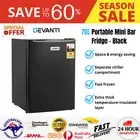 Devanti 70L Mini Bar Fridge Cooler Portable Refrigerator Fast Freeze Display New