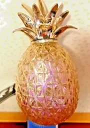 FIBER OPTIC GOLD PINEAPPLE WALLFLOWER NIGHTLIGHT PLUG DIFFUSER BATH BODY WORKS