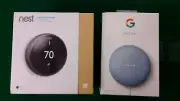 BUNDLE - Google Nest Mini + Nest Learning Thermostat Programmable 3rd Generation