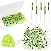 JSHANMEI Bobber Stops, Fishing Floats Bobber Stoppers for Fishing Line, String Knots with Beads