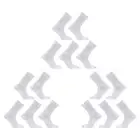 15X Rexy 3D Seamless Crew Socks Medium Slim Breathable WHITE