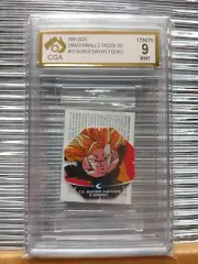 DBZ Dragon Ball Z 2001 SEALED Tazo Dizk CGA 9 Series 2 13/60 Super Saiyan 3 Goku
