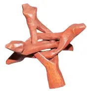 Wooden Tripod Stands for shells stones minerals rocks globe Size 6 Inch - 12 Pcs
