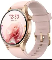 Smart Watch for Women,1.3" AMOLED Touchscreen Fitness Tracker, Make/Answer Calls