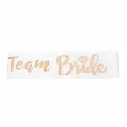 White Team Bride Team Bride To Be Sash Sashes Hens Night Party Wedding Bridal 18 Types Bridesmaid