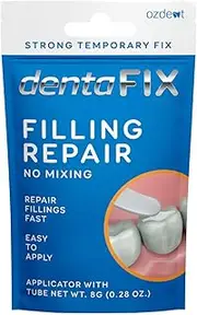 [Dentafix] Repair Filling 8g - Temporary Teeth Cement Repair for Strong Advanced Temporary Tooth Filling Fix