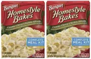 Banquet Homestyle Bakes Creamy Cheesy Chicken Alfredo Meal Kit 35.7 oz (2 Boxes)