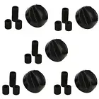 5 Plastic Home Kitchen Gas Stove Knob Cooker Oven Cooktop Plastic Switch Control