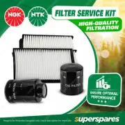 NTK Air Oil Fuel Cabin Filter Service Kit for Subaru Outback BP.B13 3.0L EZ30D (for: Subaru)