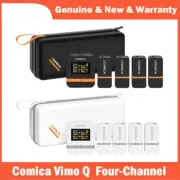 Wireless Lavalier Microphone Four-channel Wireless Microphone with Charging Case