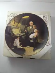 1983 Norman Rockwell "Grandpa's Treasure Chest" Collectors' Plate Knowles