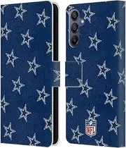 Head Case Designs Officially Licensed NFL Patterns Dallas Cowboys Artwork Leather Book Wallet Case Cover Compatible with Samsung Galaxy A15