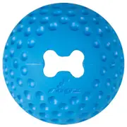Rogz Gumz Ball Treat Dispensing Interactive Dog Toy Blue Large