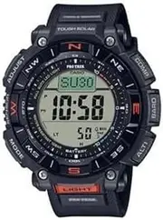 [Casio] Protrek Digital Grey Dial Men PRG-340-1DR (SL109), Grey, strap