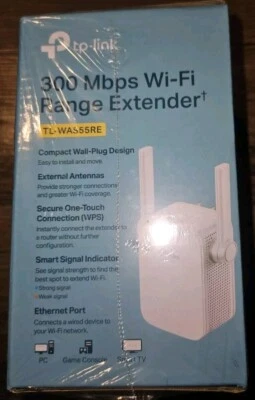 TP-LINK N300 WIFI EXTENDER(RE105), SIGNAL BOOSTER NEW SEALED