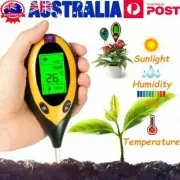 4 in 1 Soil PH Tester Moisture Sunlight Light Test Meter for Garden Plant LawnFZ