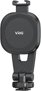 VRIG MG-03 Magnetic Phone Tripod Mount,Tripod Mount for Magsafe Cold Shoe for iPhone.14.13.12 Series,Magnetic Ring Compatible with All Phones & All Cases,360° Rotation,for Tripods,Cameras