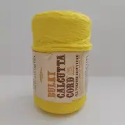 Spool Bulky Calcutta Yellow Poly-Olefin Fiber Cord Macrame/Crafts 176.6 yds