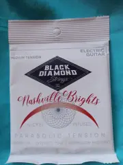 Black Diamond Nickel Infused Electric Guitar Strings, Light Gauge, 10-46, N477NV