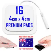 Dr TENS compatible ELECTRODE TENS EMS PADS - 4cm x 4cm x 16 PREMIUM PADS ⭐⭐⭐⭐⭐