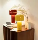 Designer Mushroom Table Lamp Night Light Portable Cordless Touch Rechargeable