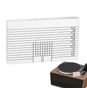 Alignment Turntable Protractor - High Precision Alignment Block Calibration Gauge,Turntable Accessories Multipurpose Adjustable Ruler for Record Player