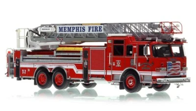 1/50 Fire Replicas Memphis Fire Department 2014 Pierce Arrow XT 100' Truck 7